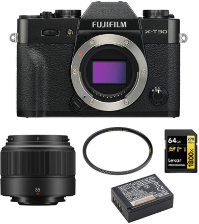 Fujifilm X-T30 II Svart Paket, Fujifilm