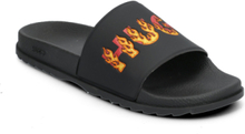 Match_Slid_Ftl Designers Summer Shoes Sandals Pool Sliders Black HUGO