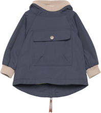 Matbabyvito Fleece Lined Spring Anorac. Grs Outerwear Jackets & Coats Anoraks Navy Mini A Ture