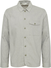 Cfaugust 0066 Linen Mix Overshirt Tops Overshirts Green Casual Friday