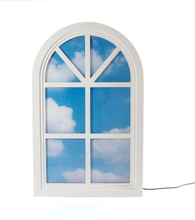 Seletti - Window 2 Wand-/Stehleuchte White/Light Blue Seletti