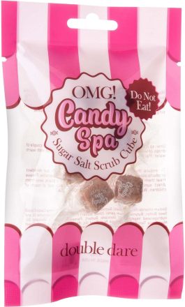 OMG! Double Dare Candy Spa: Sugar Salt Scrub Cube #01 Dark Cocoa