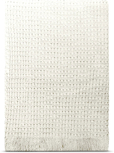 Throw Stockholm Home Textiles Cushions & Blankets Blankets & Throws Cream RUG SOLID