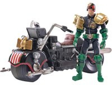 HIYA Toys Judge Dredd Exquisite Mini 1/18 Scale Figure - Judge Dredd & Lawmaster MK II