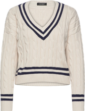 Cable-Knit Cricket Sweater Designers Knitwear Jumpers Cream Lauren Ralph Lauren