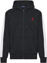 Double-Knit Mesh Full-Zip Hoodie Tops Sweatshirts & Hoodies Hoodies Black Polo Ralph Lauren