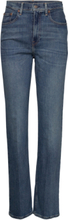 "High-Rise Straight Jean Bottoms Jeans Straight-regular Blue Polo Ralph Lauren"