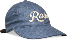 "Embroidered Wool Twill Ball Cap Accessories Headwear Caps Blue Polo Ralph Lauren"