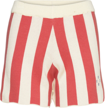 Striped Knitted Short Bottoms Shorts Casual Shorts Red Bobo Choses