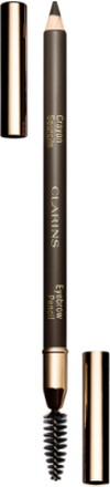 Eyebrow Pencil 01 Dark Brown Øyebrynsblyant Sminke Nude Clarins*Betinget Tilbud