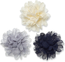 Flowerpins 3-Pack Accessories Hair Accessories Hair Pins Multi/patterned Creamie