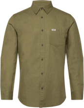 Ls 1 Pkt Shirt Tops Shirts Casual Khaki Green Wrangler