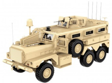 Fjernstyret lastbil U.S. Militærkøretøj MRAP 6X6 RTR 1:12
