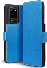 Qubits - slim wallet hoes - Samsung Galaxy S20 Ultra - Lichtblauw