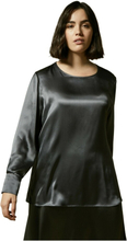 Gray Marina Rinaldi Belezza Shirt Blouse