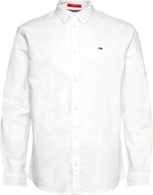 Tjm Classic Oxford Shirt Skjorte Uformell Hvit Tommy Jeans*Betinget Tilbud
