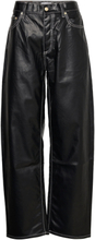 Benz Vegan Leather Black Designers Trousers Leather Leggings-Byxor Black EYTYS