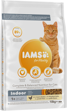 Zum Sonderpreis! IAMS Katzenfutter 10 kg / 15 kg - Vitality Adult Indoor Huhn (10 kg)