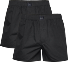 2-Pack Boxer Shorts Underwear Boxer Shorts Svart Bread & Boxers*Betinget Tilbud
