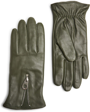 Handskmakaren Carrara handskar i skinn, dam, Mörkgrön, 7