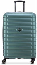 Delsey Shadow 5.0 Stor Utvidbar Koffert 116 Liter Grønn