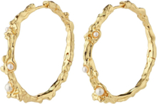 Raelynn Recycled Hoops Accessories Jewellery Earrings Hoops Gold Pilgrim