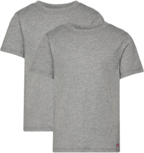 Levi's® Short Sleeve Crewneck T-Shirt 2-Pack Tops T-Kortærmet Skjorte Grey Levi's