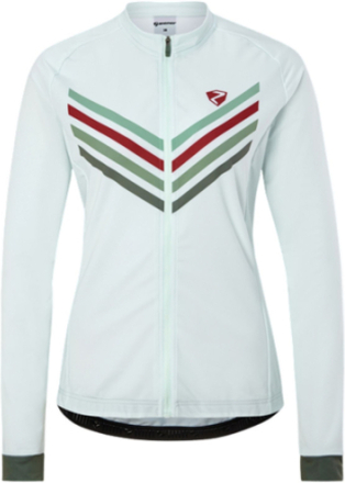 ZIENER NARLA Damen Rad-Trikot elastisches Sport T-Shirt mit Rückentasche 19372646 Weiß