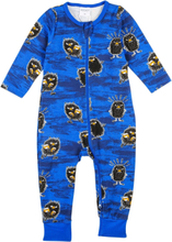 Trick Pyjamas Pyjamas Sie Jumpsuit Blue Martinex