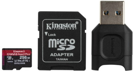 Kingston Canvas React Plus 256gb Microsdxc Uhs-ii Memory Card