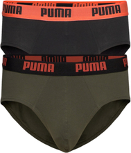 Puma Basic Brief 2P Underbukser Y-frontunderbukser Grønn PUMA*Betinget Tilbud