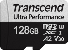 Transcend: microSDXC 340S 128GB U3 A2 V30 (R160/W125)