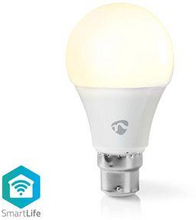 Nedis SmartLife LED-Lampor | Wi-Fi | B22 | 800 lm | 9 W | Varm Vit | 2700 K | Energiklass: A+ | Android- / IOS | A60 | 1 st.