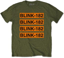 Blink-182: Unisex T-Shirt/Log Repeat (Medium)