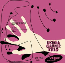 Garner Erroll Trio: Erroll Garner Trio Vol 1