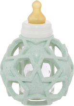 2In1 Baby Glass Bottle With Star Ball Cover Baby & Maternity Baby Feeding Baby Bottles & Accessories Baby Bottles Grønn HEVEA*Betinget Tilbud
