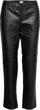 Camilla Trousers Trousers Leather Leggings/Bukser Svart Twist & Tango*Betinget Tilbud