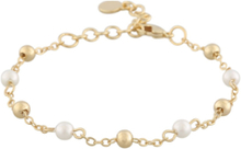 Lydia Small Chain Brace Accessories Jewellery Bracelets Chain Bracelets Gold SNÖ Of Sweden