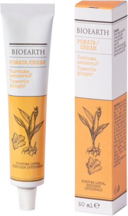 Bioearth - The Herbalist Ginger Turmeric Cream Fugtighedscreme Dagcreme Nude Bioearth