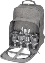 Picninc Bag 4 Person Pari Home Outdoor Environment Cooling Bags & Picnic Baskets Grey Dorre