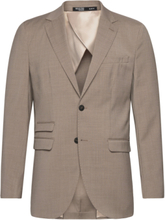 Slhslim-Myloelton Wool Blz Noos Suits & Blazers Blazers Single Breasted Blazers Beige Selected Homme