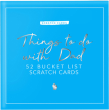 Scratch Cards Things To Do Dad Home Decoration Puzzles & Games Games Blue Gift Republic