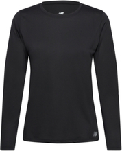 Core Run Long Sleeve Sport T-shirts & Tops Long-sleeved Black New Balance