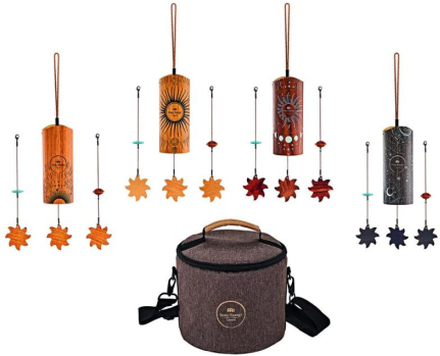 Meinl Percussion Cosmic Bamboo Chime Set, 4 pcs., Carrying bag, CBCSET