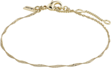 Peri Twirl Bracelet Gold-Plated Accessories Jewellery Bracelets Chain Bracelets Gold Pilgrim