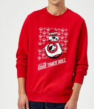 Star Wars Let The Good Times Roll Christmas Jumper - Red - L