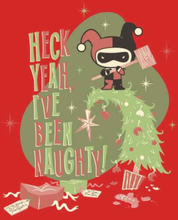 DC Comics Heck Yeah I've Been Naughty! Weihnachtspullover – Rot - L