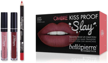 Bellapierre Transfer Liquid Lipstick Ombre Kit - 40's Red/Nude