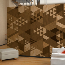 Fototapet - Brown patchwork 50 x 1000 cm