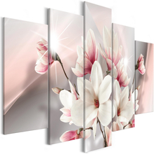 Billede - Magnolia in Bloom (5 Dele) Wide 225 x 100 cm